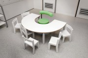 Tangara tafel modern hoefijzer